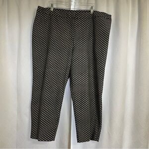 Susan Graver Black Polka Dot Capris